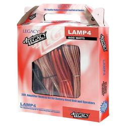 LEGACY Legacy LAMP4 1600 Watt 4 Gauge Amplifier Installation Kit