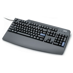 LENOVO Lenovo Preferred Pro Full-size Keyboard - PS/2 - QWERTY - 104 Keys - Stealth Black