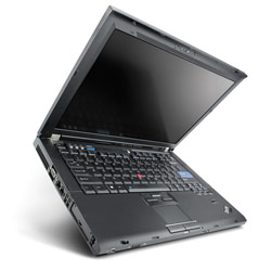 LENOVO Lenovo ThinkPad T61 7661 Laptop Computer Core 2 Duo T7300 / 2 GHz - RAM : 1 GB - HD : 80 GB - CD-RW / DVD - Gigabit Ethernet - WLAN : 802.11a/b/g, Bluetooth 2.0