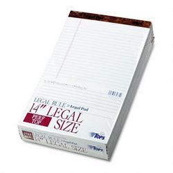 Tops Business Forms Letr-Trim™ Perf-Top Legal Pad, White, Legal Size, 50 Sheets/Pad, Dozen (TOP7573)