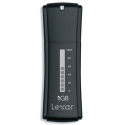 LEXAR MICROSYSTEMS Lexar Media 1GB JumpDrive Secure II Plus USB 2.0 Flash Drive - 1 GB - USB