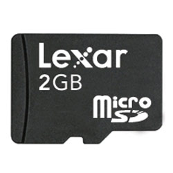 LEXAR MEDIA INC Lexar Media 2GB microSD Card