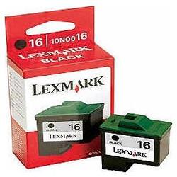 LEXMARK Lexmark No. 16 Twin Pack Black Ink Cartridge - 410 Pages - Black