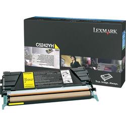 LEXMARK Lexmark Yellow High Yield Toner Cartridge For C524n Printer - Yellow
