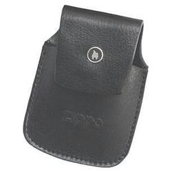 Zippo Lighter Pouch, Black Leather