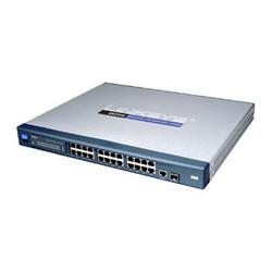 LINKSYS GROUP INC. Linksys SR224G Ethernet Switch - 24 x 10/100Base-TX, 1 x 10/100/1000Base-T