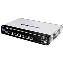 LINKSYS GROUP INC. Linksys SRW208G 8-Port Managed Ethernet Switch with WebView - 8 x 10/100Base-TX LAN, 1 x 10/100/1000Base-T LAN