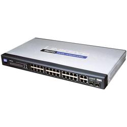 LINKSYS GROUP INC. Linksys SRW224G4 WebView Managed Switch - 24 x 10/100Base-TX LAN, 4 x 10/100/1000Base-T Uplink