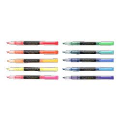 Zebra Pen Corp. Liquid Highlighter, Waterbased, Chisel Point,Assorted Colors (ZPC71111)