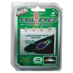 LiteGlow Liteglow Ee120 4-Pk Single-Led Evil Eyes (Green)