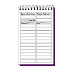 Tops Business Forms Log-In Log Book, 24 Pages, Spiralbound, 6 x9 , White (TOP21669)
