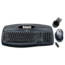 Logitech Cordless Desktop MX 5000 Laser - Keyboard - Wireless - 104 Keys - Mouse - Laser - Type A - USB - Receiver