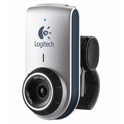 Logitech QuickCam Deluxe for Notebooks Webcam - Silver, Black - CMOS - USB