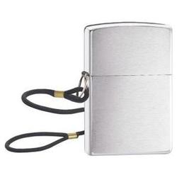 Zippo Lossproof, Brushed Chrome With Lanyard