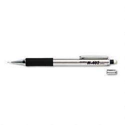 Zebra Pen Corp. M-402® Mechanical Pencil, Retractable, .5mm Lead, Stainless Steel/Black (ZEB59210)