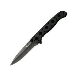 Columbia River Knife & Tool M16 Edc, Black Aluminum Handle, Black Spear Blade, Plain