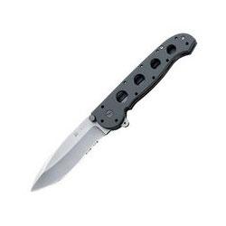 Columbia River Knife & Tool M21, Grey Anodized Aluminum Handle, 3.94 In. Blade,comboedge