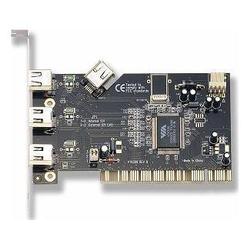 MICROPAC TECHNOLOGIES MPT 3+1 Ports IEEE 1394a PCI Host Controller Card Firewire - 3 x IEEE 1394a - FireWire External, 1 x IEEE 1394a - FireWire Internal - Plug-in Card