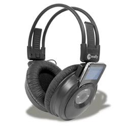MACE GROUP - MACALLY Macally mTUNE-N Cordless Stereo Headphone For iPod Nano 1st Gen - Wireless, Cable Connectivity - Over-the-head - Black