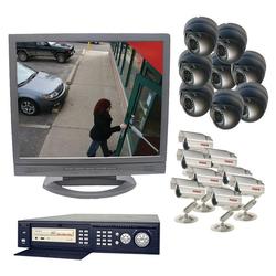 Mace MSP-D191600HP 19 Color LCD 16-Channel Observation System with 250GB HD DVR and 16 Cameras