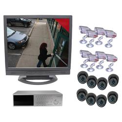 Mace MSP-D191600NT 19 Color LCD 16-Channel Observation System with 250GB HD DVR and 16 Cameras
