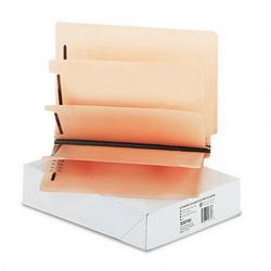 S And J Paper/Gussco Manufacturing Manila 8-Section End Tab Classification Folders, Straight Cut, Letter, 15/Box (SJPS59760)