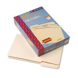 Smead Manufacturing Co. Manila File Folders, 100% Recycled, Single-Ply Top, 1/3 Cut, Legal, 100/Box (SMD15339)