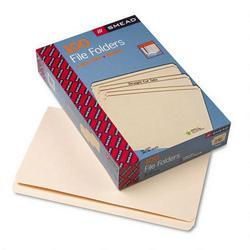 Smead Manufacturing Co. Manila File Folders, Recycled, Single-Ply Top, Straight Cut, Legal, 100/Box (SMD15300)