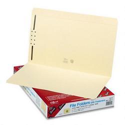 Smead Manufacturing Co. Manila Folders with One 2 Capacity Fastener, Legal, Straight Cut, 50/Box (SMD19510)