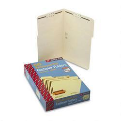 Smead Manufacturing Co. Manila Folders with Two 2 Capacity Fasteners, Legal, 1/3 Cut Asstd, 50/Box (SMD19537)