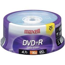 Maxell 16x DVD+R Media - 4.7GB - 25 Pack