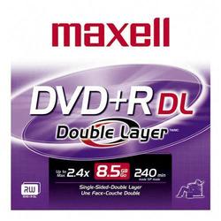 Maxell 2.4x DVD+R Double Layer Media - 8.5GB - 1 Pack