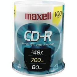 Maxell 40x CD-R Media - 700MB - 100 Pack