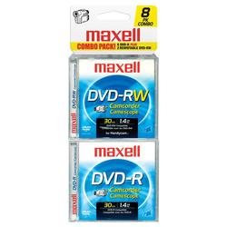 Maxell DVD-RW CAM6+2 8cm DVD-R/RW Camcorder 6 + 2 Combo