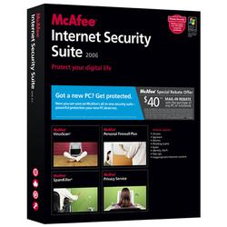 NETWORK ASSOCIATES McAfee Internet Security Suite 2006 v.8.0 - PC Attached Rebate - 1 User - Complete Product - Small Box Retail - PC