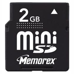 Memorex 2GB Travelcard miniSD Card - 2 GB