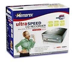 Memorex Ultra Speed USB CD Recorder External Drive - 52x 32x 52x