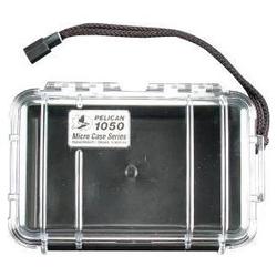 PELICAN PRODUCTS Micro Case Clear, Black, 7.5 X 5.06 X 3.13