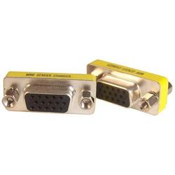 MICRO CONNECTORS Micro Connectors HD15 Female to Female Gender Changer - 15-pin D-Sub (HD-15) Female to 15-pin D-Sub (HD-15) Female