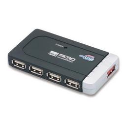 MICRO INNOVATIONS Micro Innovations Hi-Speed 5-Port USB Hub - 4 x 4-pin Type A USB 2.0 - USB, 1 x 4-pin Type B USB 2.0 - USB - External