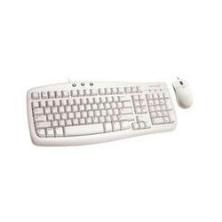 MICROSOFT OEM HARDWARE Microsoft Basic White Value Pack - Keyboard - Cable - Mouse - Optical - mini-DIN (PS/2) - - Keyboard, mini-DIN (PS/2) - - Mouse - OEM