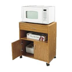 Lorell Microwave Cart, 25 x16 x32-1/2 , Medium Oak (LLR44216)