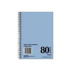 Mead Products Mid Tier Notebook, Non-Perforated Pages, 9-1/2 x 6, 80 Sheets (MEA06544)