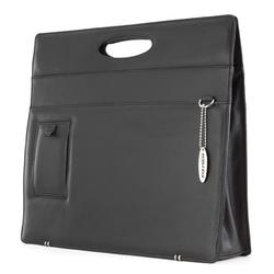 MOBILE EDGE LLC Mobile Edge Full-Grain Leather Case - Top Loading - Shoulder Strap - Leather - Black