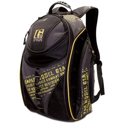 Mobile Edge GPak Backpack for Notebook - Ballistic Nylon - Black, Yellow- fits up to 15.4 laptop computers