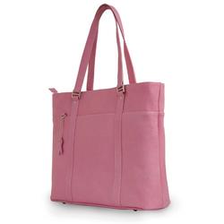 MOBILE EDGE LLC Mobile Edge Komen Pink Leather Tote - Top Loading - Leather - Pink