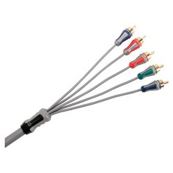 Monster Cable FS V200 CVA-2M FlatScreen Component Video and Stereo Audio Cable - 6.56ft - Navajo White (130415-00)
