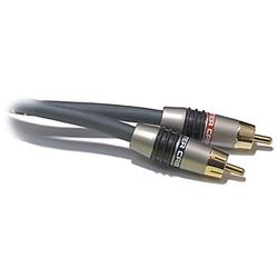 Monster Cable I300MKII-1M Interlink 300 MkII Solid Core Technology Audio Interconnect Cable - 2 x RCA - 2 x RCA - 3.28ft - Dark Blue