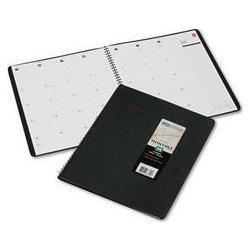 At-A-Glance Monthly 800 Range Planner, Ruled 1 Month/Spread, Phone Pages, 9x11, Black (AAG7089005)