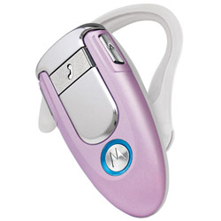 Motorola H500 Bluetooth Earset - Over-the-ear - Pink